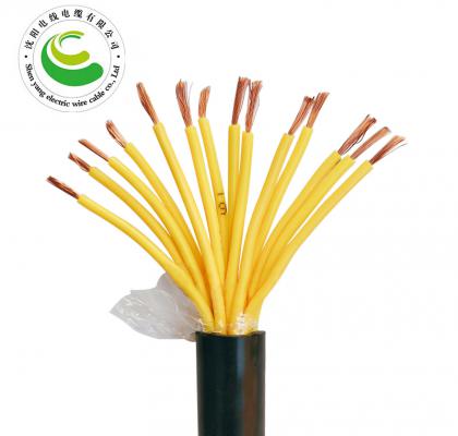 14芯  ZR-YJV 14*0.5mm?--14*2.5mm? 铜芯聚氯乙烯绝缘聚乙烯护套节制软电缆  铜芯电缆