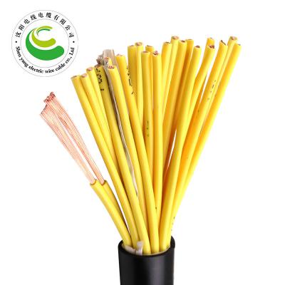 24芯  ZR-YJV 24*0.5mm?--24*2.5mm? 铜芯聚氯乙烯绝缘聚乙烯护套节制软电缆  铜芯电