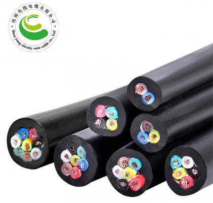 7芯  ZR-YJV 7*0.5mm?--7*2.5mm? 铜芯聚氯乙烯绝缘聚乙烯护套节制软电缆  铜芯电缆