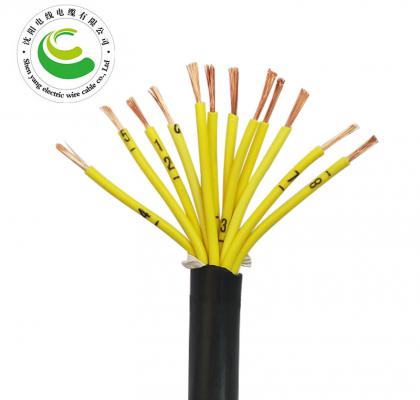 12芯  ZR-YJV 12*0.5mm?--12*2.5mm? 铜芯聚氯乙烯绝缘聚乙烯护套节制软电缆  铜芯电缆